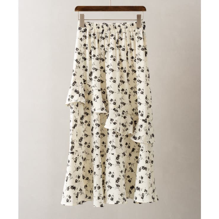 花柄フリルロングスカート | SpRay | 詳細画像14 