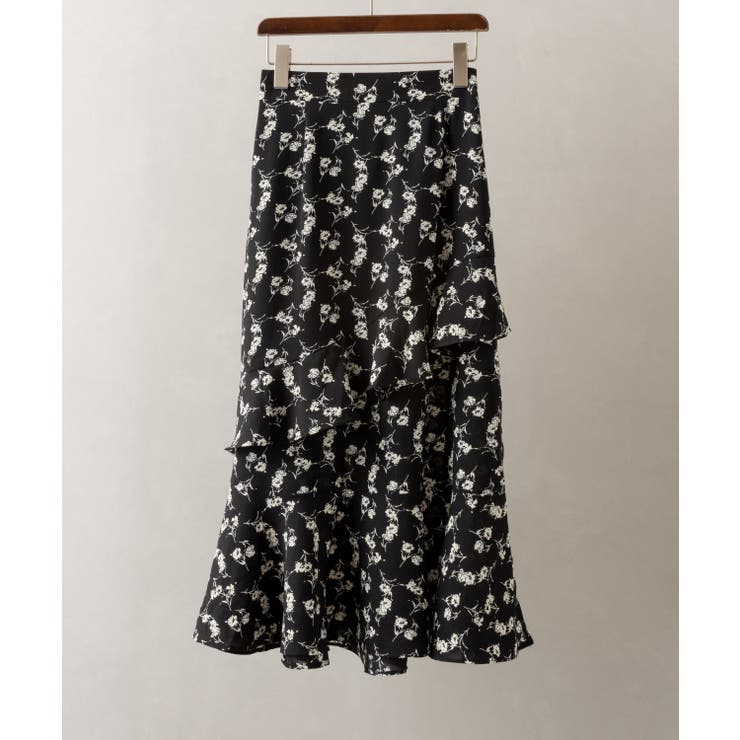 花柄フリルロングスカート | SpRay | 詳細画像8 