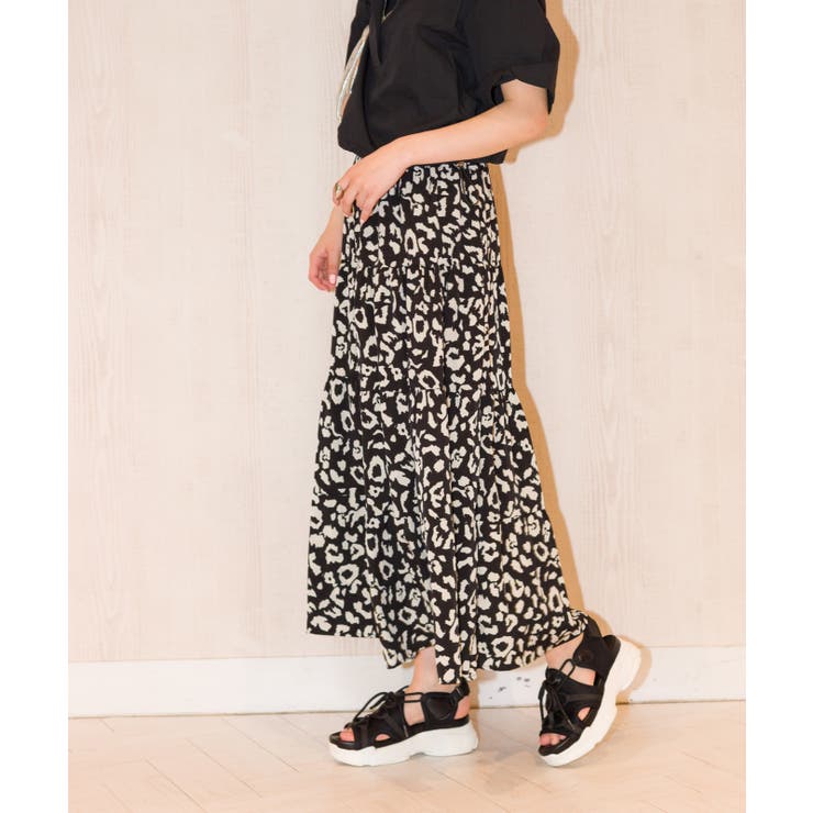 【未使用品タグ付き】MINKPINK レオパード柄デザインスカート