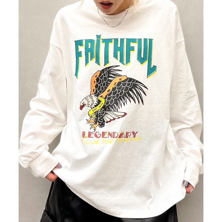 ＥＡＧＬＥプリントロングＴシャツ[品番：SPRW0009868]｜SpRay