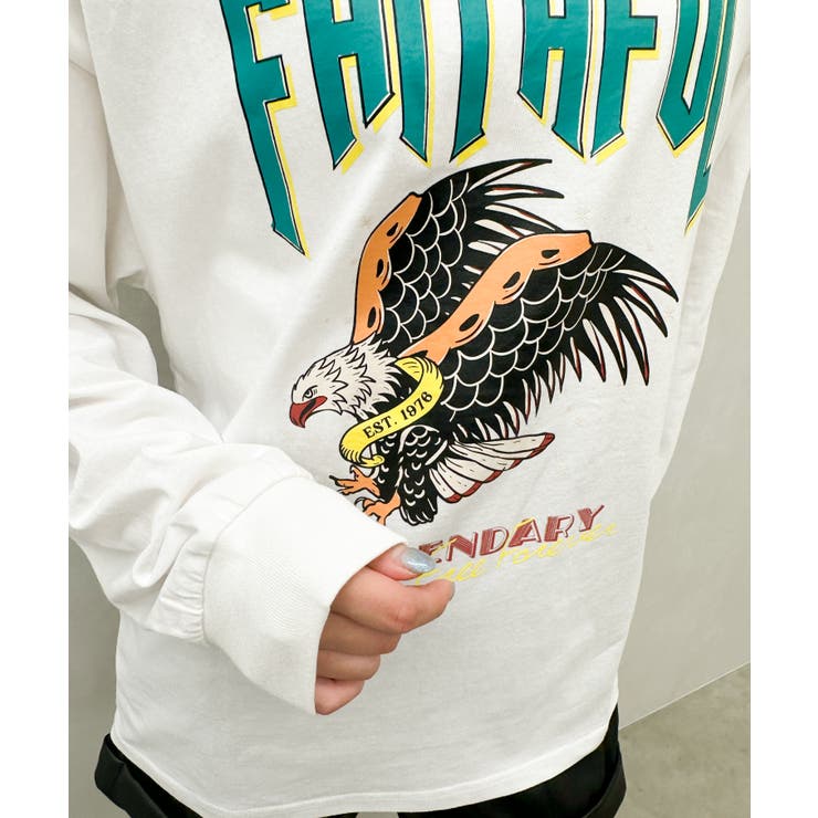 ＥＡＧＬＥプリントロングＴシャツ[品番：SPRW0009868]｜SpRay