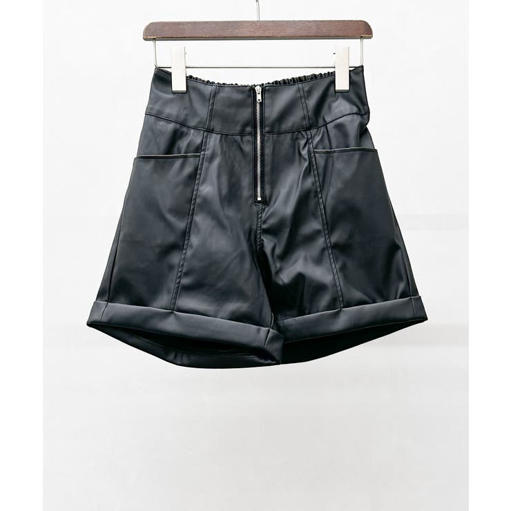 エコレザーZIPショートパンツ[品番：SPRW0009874]｜SpRay（スプレイ