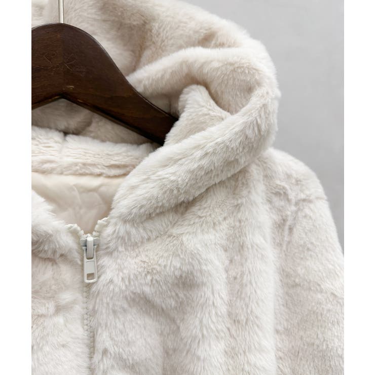 エコファーフードジャケット[品番：SPRW0009896]｜SpRay（スプレイ）の