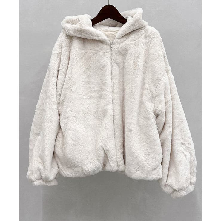 エコファーフードジャケット[品番：SPRW0009896]｜SpRay（スプレイ）の