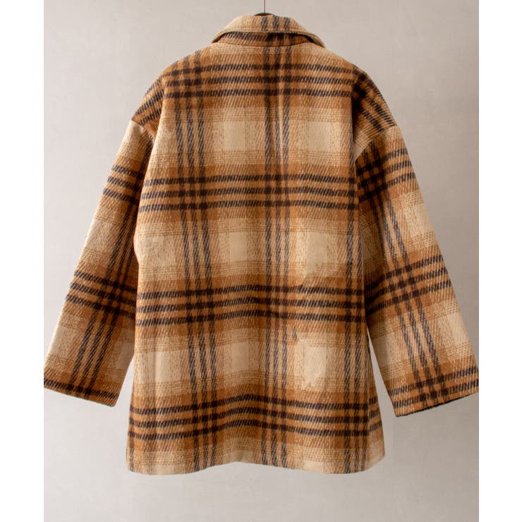 裏キルトウールチェックジャケット[品番：SPRW0009948]｜SpRay