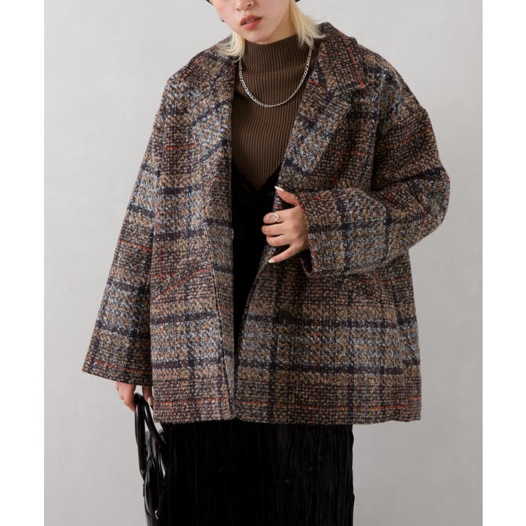 裏キルトエコウールチェックジャケット[品番：SPRW0009933]｜SpRay