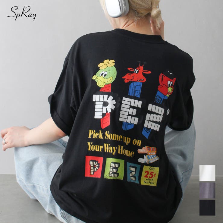 PEZプリント Tシャツ[品番：SPRW0010140]｜SpRay（スプレイ