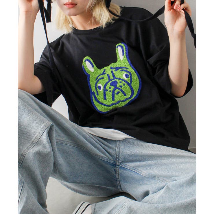 DOG 半袖Tシャツ[品番：SPRW0010066]｜SpRay（スプレイ）｜レディース