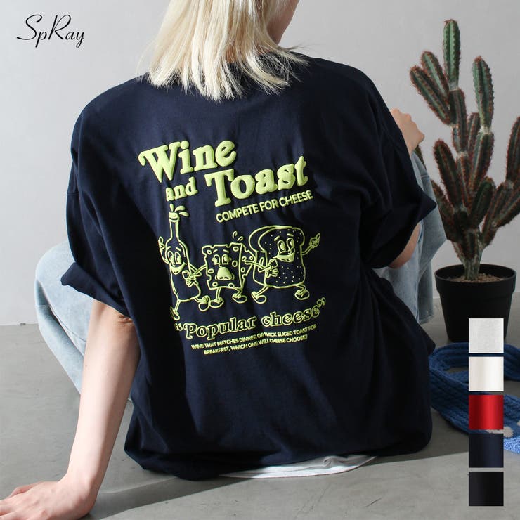 TOAST半袖Tシャツ[品番：SPRW0010065]｜SpRay（スプレイ）｜レディース