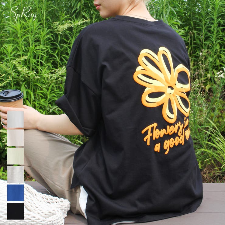 ＦＬＯＷＥＲロゴ Ｔシャツ[品番：SPRW0010094]｜SpRay