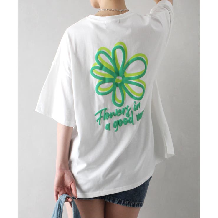 ＦＬＯＷＥＲロゴ Ｔシャツ[品番：SPRW0010094]｜SpRay