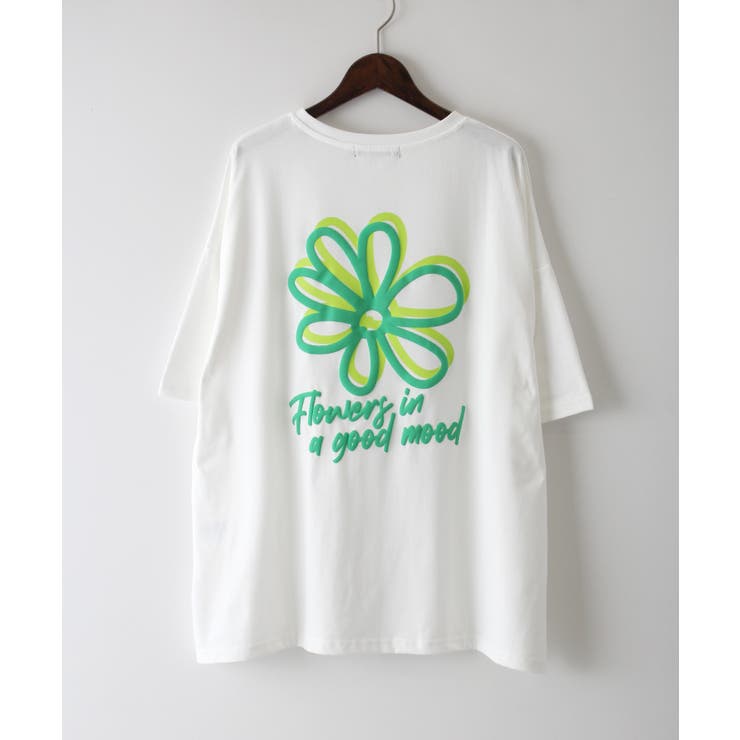 ＦＬＯＷＥＲロゴ Ｔシャツ[品番：SPRW0010094]｜SpRay（スプレイ）のレディースファッション通販｜SHOPLIST（ショップリスト）