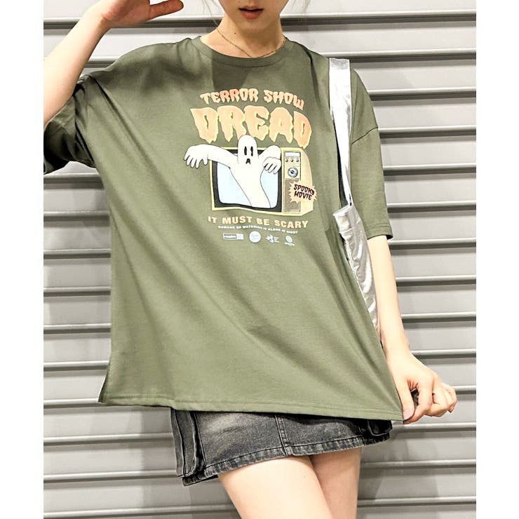 飛び出すテレビオバケＴシャツ[品番：SPRW0010184]｜SpRay（スプレイ）のレディースファッション通販｜SHOPLIST（ショップリスト）