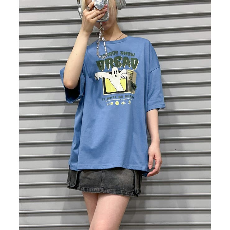 飛び出すテレビオバケＴシャツ[品番：SPRW0010184]｜SpRay（スプレイ）のレディースファッション通販｜SHOPLIST（ショップリスト）