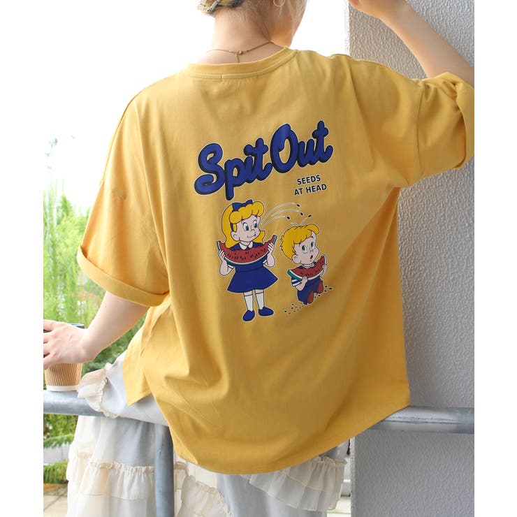 スイカキッズBIG Tシャツ[品番：SPRW0010205]｜SpRay（スプレイ）のレディースファッション通販｜SHOPLIST（ショップリスト）