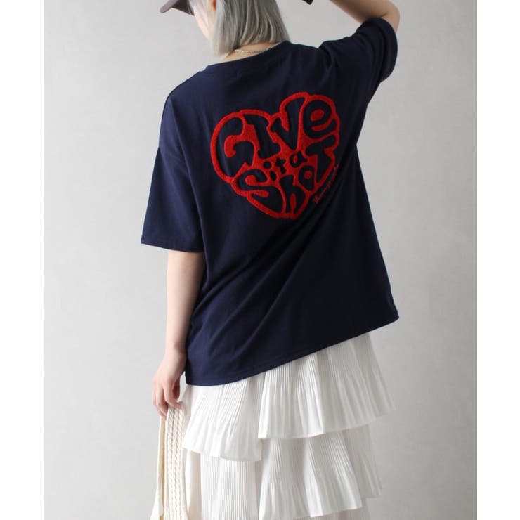 ハートさがらロゴTシャツ[品番：SPRW0010041]｜SpRay（スプレイ