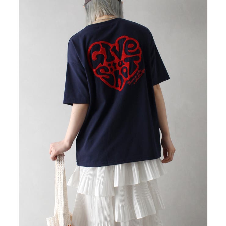 ハートさがらロゴTシャツ[品番：SPRW0010041]｜SpRay（スプレイ）の