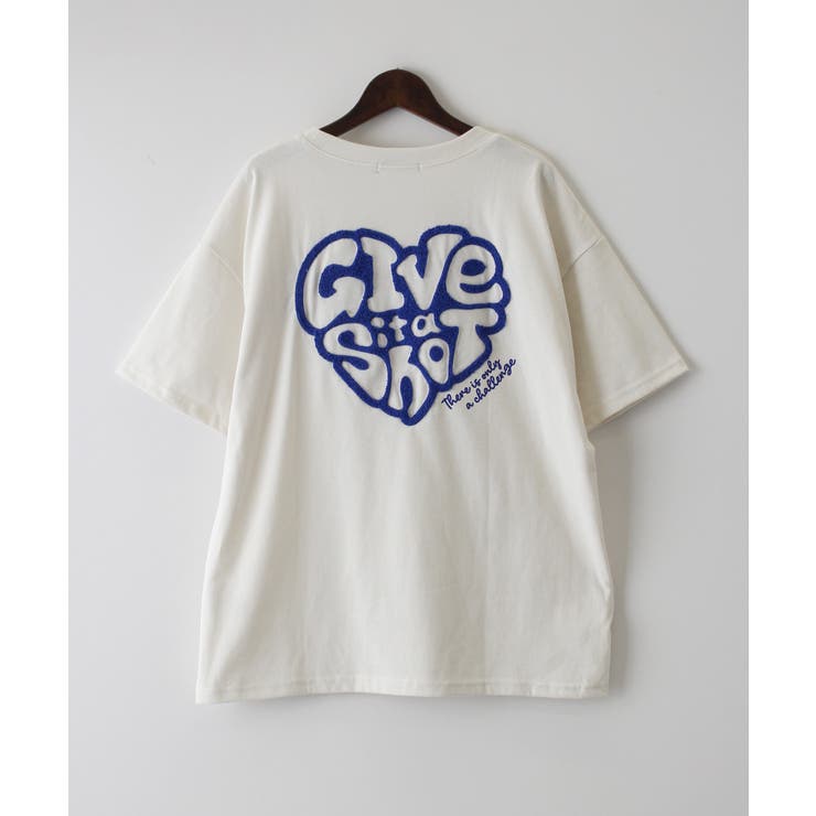 TARGETTO★韓国★人気★HEART LOGO SPRAY TEE SHIRT 半袖Tシャツ TARGETTO