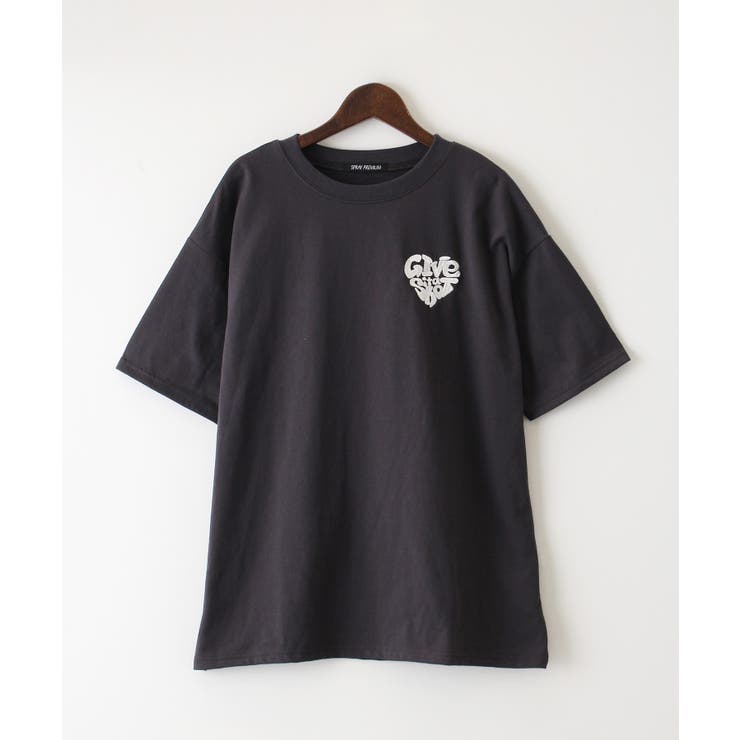 た*や様 Luamoda Heart Logo Tee サイズ2 黒 2サイズ展開 / UNISEX 》ThirdHonestyオリジナルハートロゴ