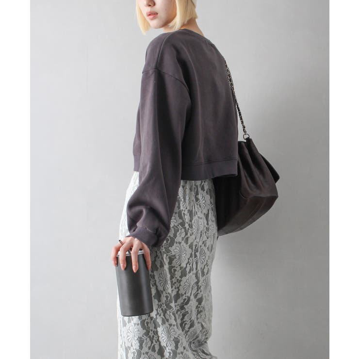 裏起毛デニムバタフライトップス | SpRay | 詳細画像16 