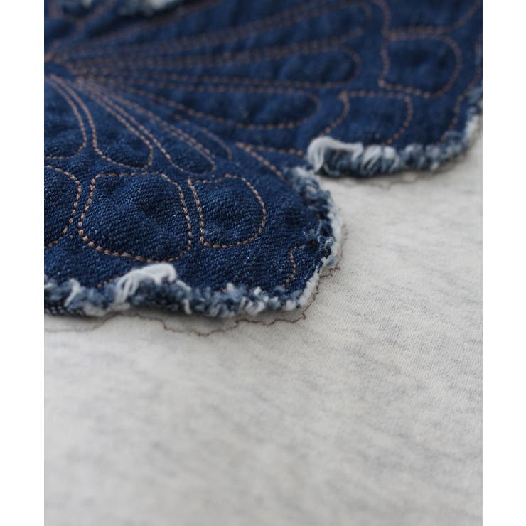 裏起毛デニムバタフライトップス | SpRay | 詳細画像33 