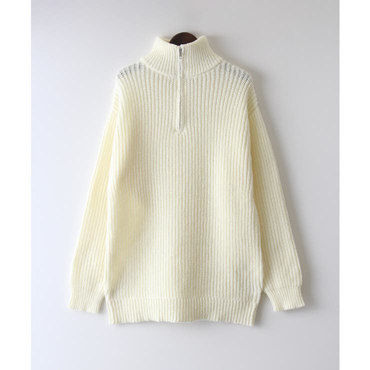 ハイネックZIP BIGニット | SpRay | 詳細画像19 