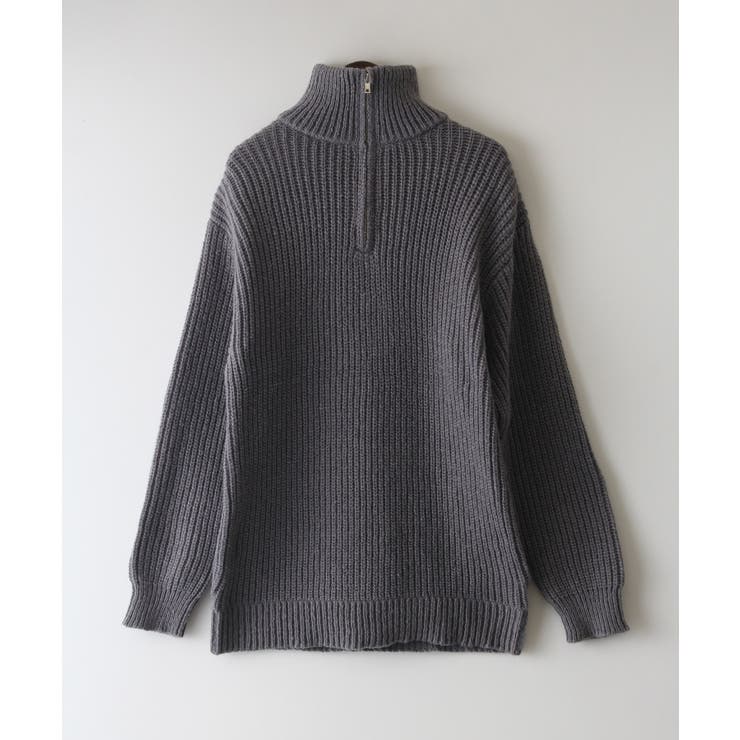 ハイネックZIP BIGニット | SpRay | 詳細画像20 