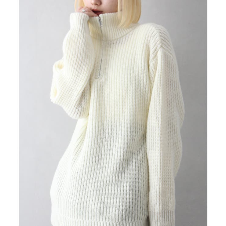 ハイネックZIP BIGニット | SpRay | 詳細画像37 