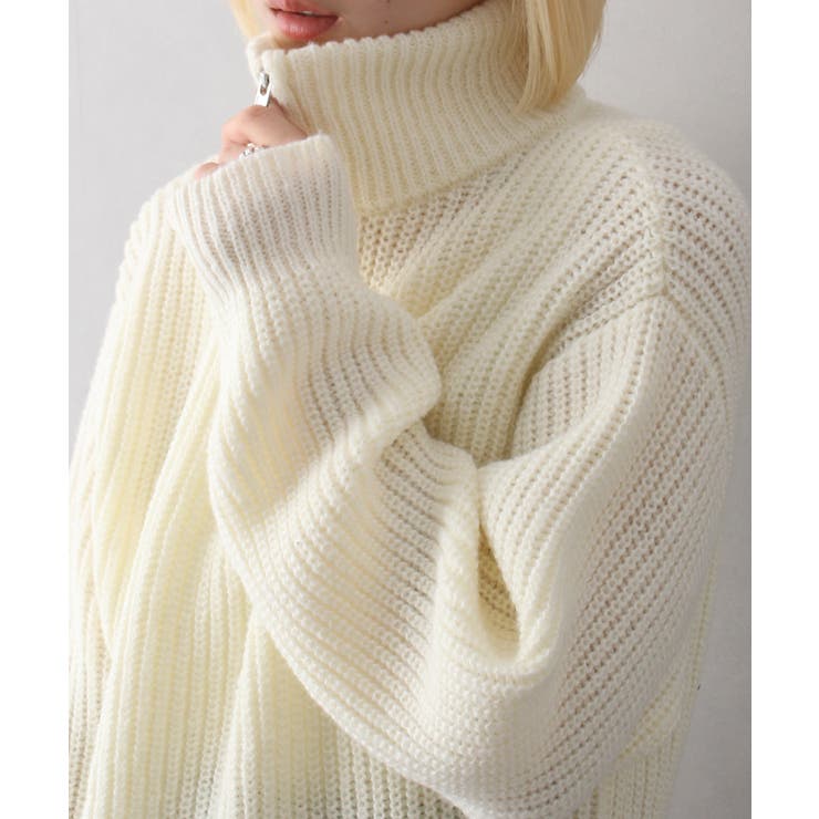 ハイネックZIP BIGニット | SpRay | 詳細画像39 