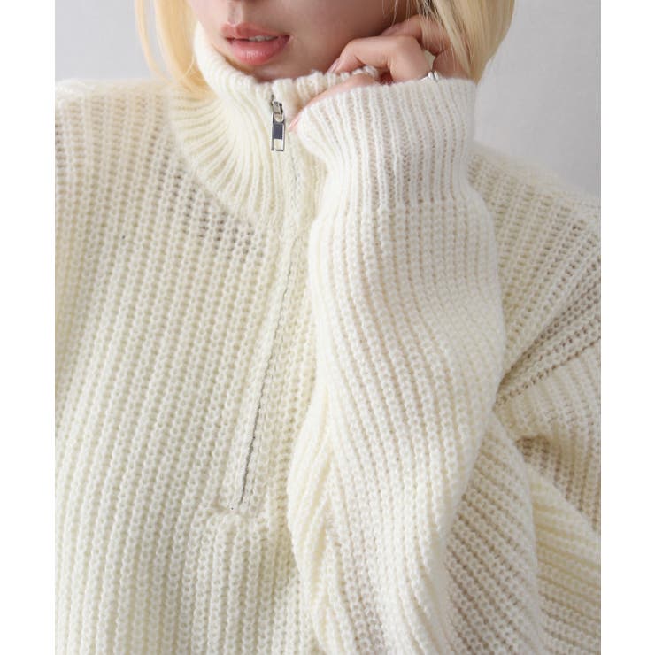 ハイネックZIP BIGニット | SpRay | 詳細画像40 