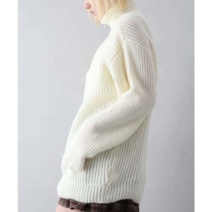 ハイネックZIP BIGニット | SpRay | 詳細画像41 