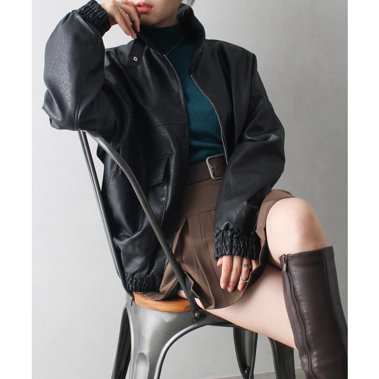 Eastern ヴィンテージ　レザージャケット　レザーブルゾン　ブラック　美品 ヴィンテージレザーブルゾン｜ACLENT（アクレント）