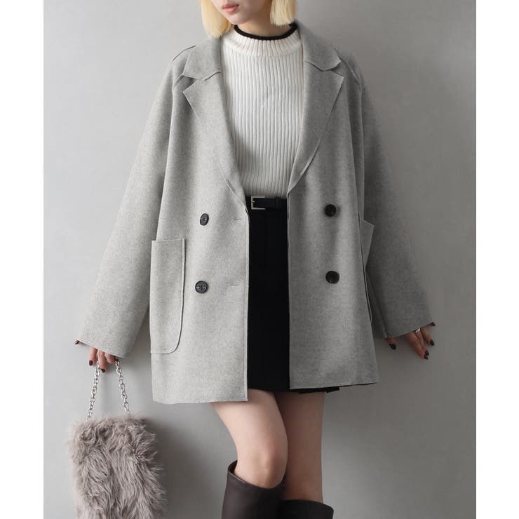 グレー | 圧縮ウールBIGジャケット | SpRay