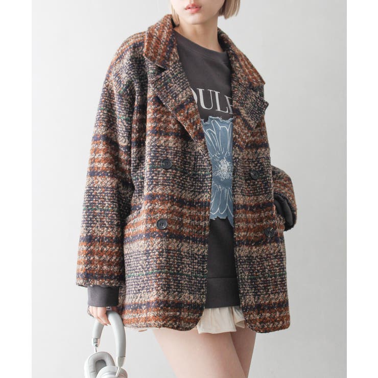 裏キルトチェックジャケット[品番：SPRW0010385]｜SpRay（スプレイ）の