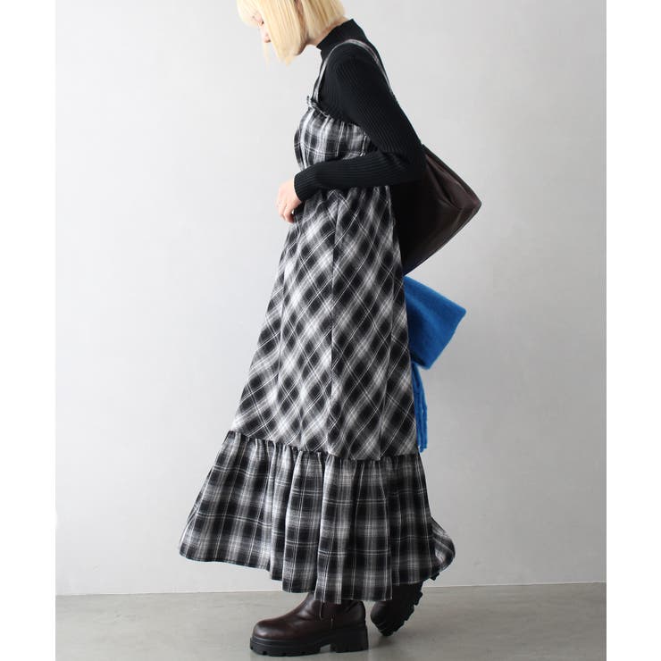 ビエラチェックキャミワンピース[品番：SPRW0010395]｜SpRay（スプレイ