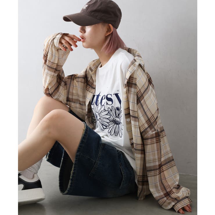 シアーチェックシャツ[品番：SPRW0010646]｜SpRay（スプレイ）の