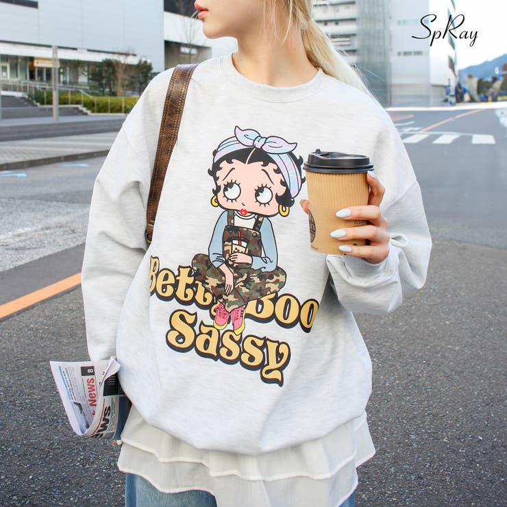 BETTYスウェット[品番：SPRW0010468]｜SpRay（スプレイ