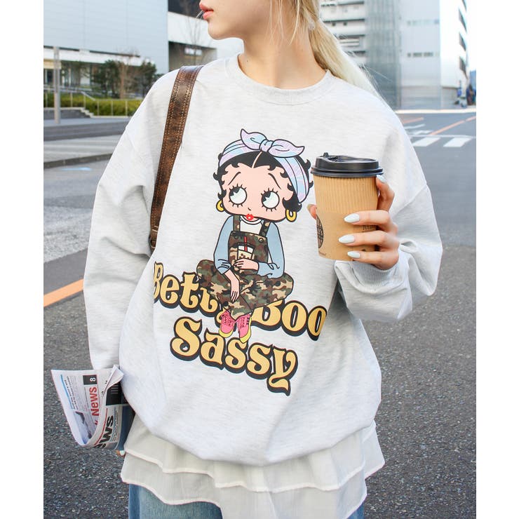 BETTYスウェット[品番：SPRW0010468]｜SpRay（スプレイ