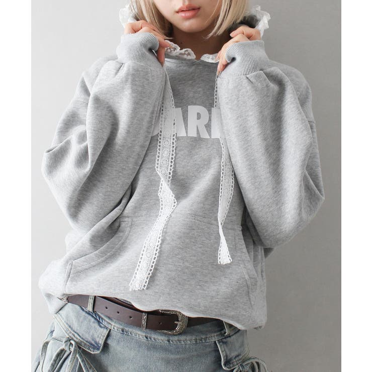 RODEO CROWNS WIDE BOWL パーカー ナイロンアップリケロゴZIP