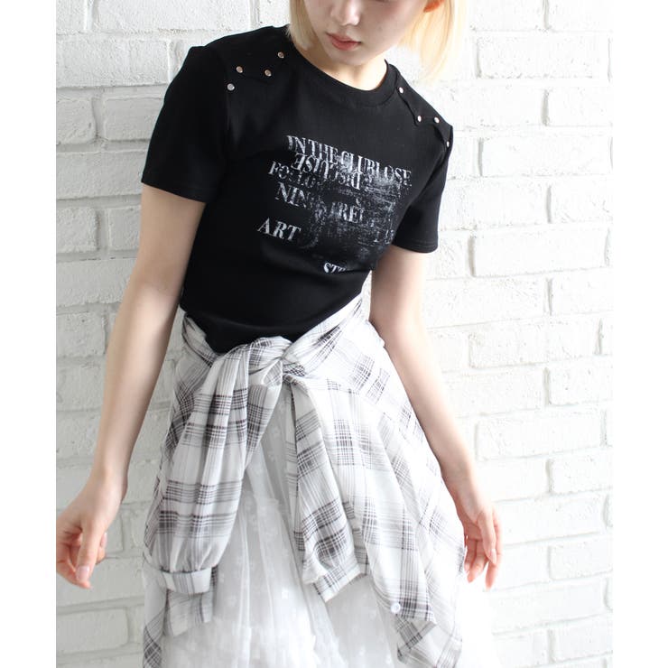 かすれロゴちびTシャツ[品番：SPRW0010483]｜SpRay（スプレイ