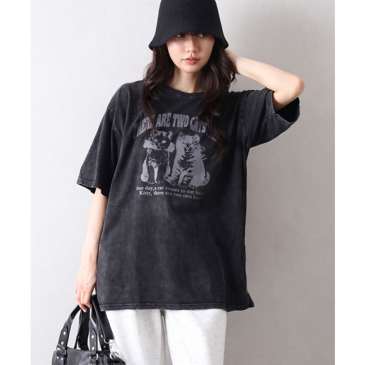 ピグメントプリントBIGTシャツ[品番：SPRW0010636]｜SpRay（スプレイ