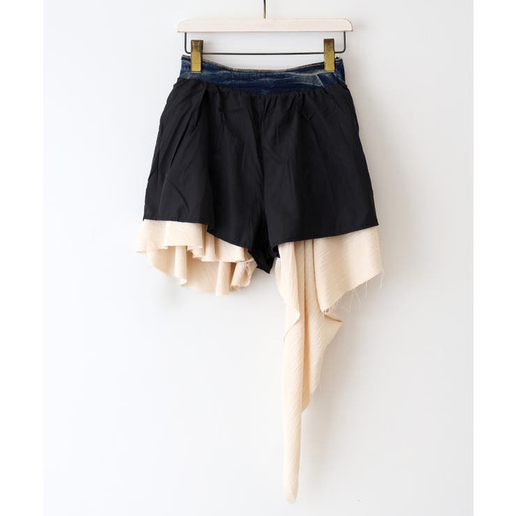 デニムヘムレイヤードミニスカート | SpRay | 詳細画像13 