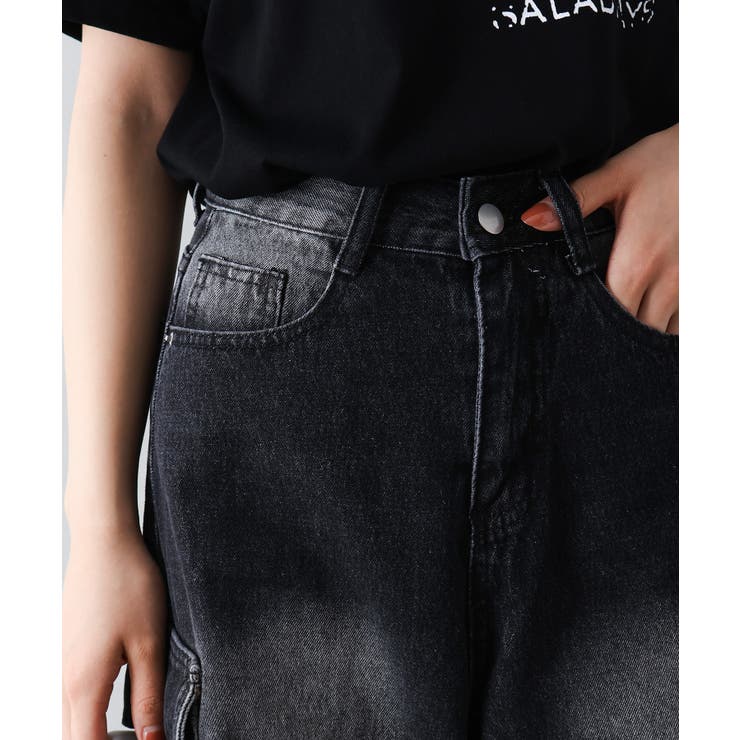 デニムカーゴハーフパンツ | SpRay | 詳細画像21