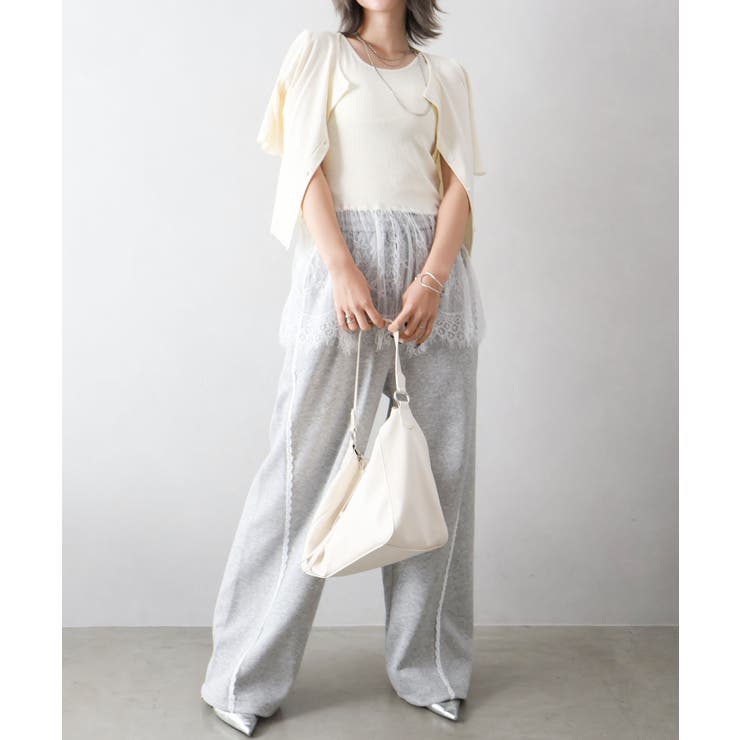 サイドレーススウェットパンツ[品番：SPRW0010430]｜SpRay（スプレイ