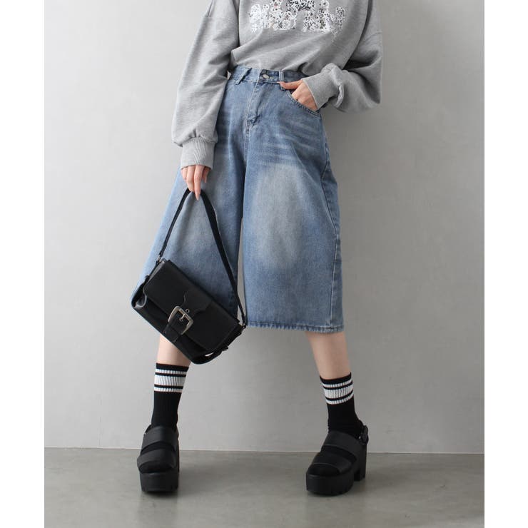 デニムハーフパンツ[品番：SPRW0010432]｜SpRay（スプレイ）の