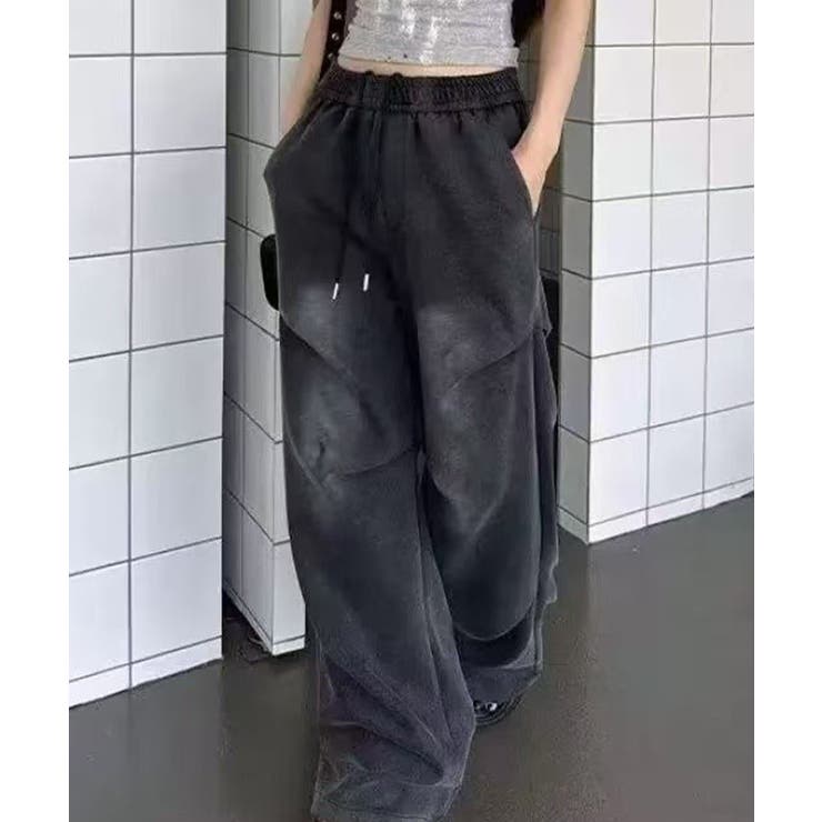 スウェット切替ワイドパンツ | SpRay | 詳細画像4 