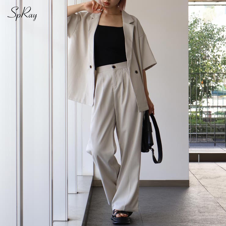 リネンドライクセットアップ[品番：SPRW0010648]｜SpRay（スプレイ