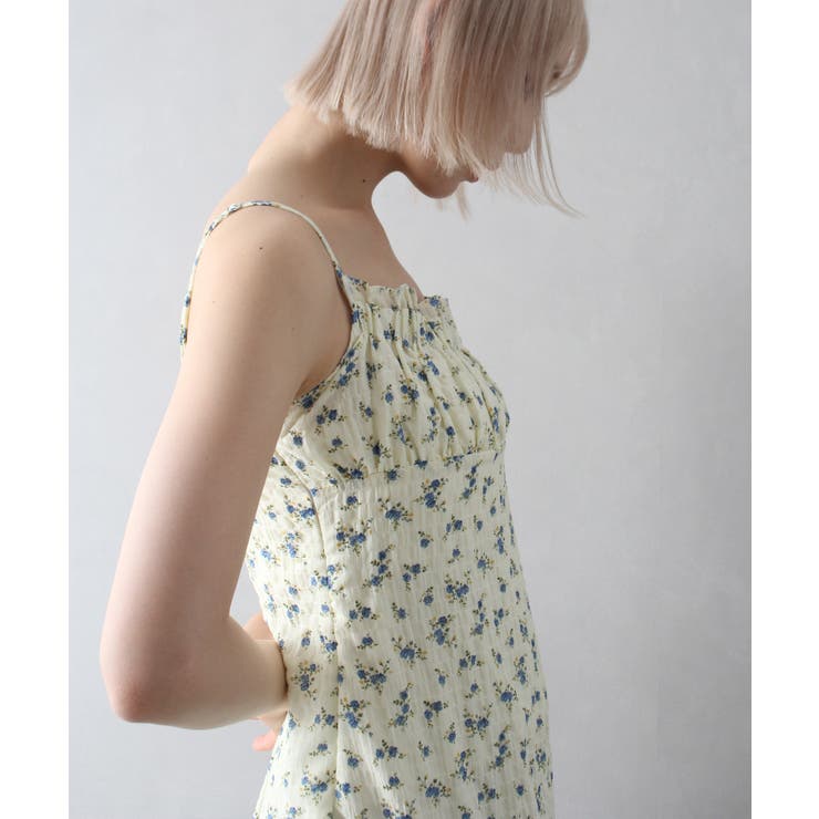 小花柄ミニキャミワンピース[品番：SPRW0010520]｜SpRay