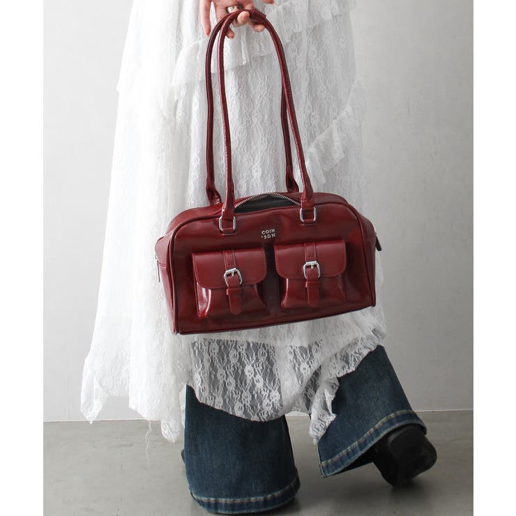 レッド | ２ポケットショルダーバック | SpRay