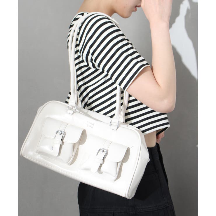 アイボリー | ２ポケットショルダーバック | SpRay